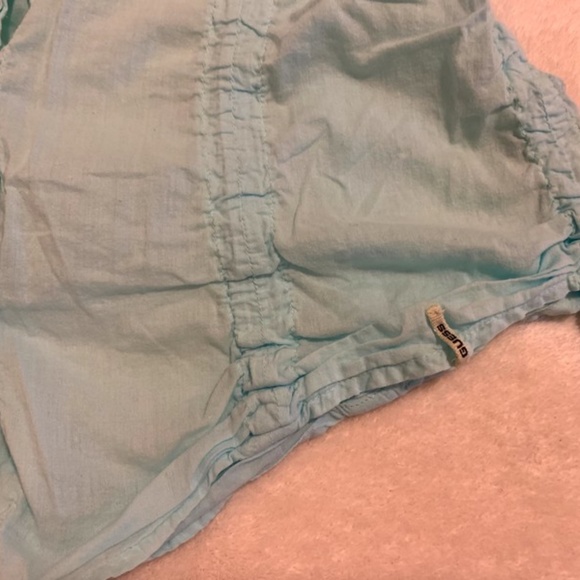 Turquoise Sleeveless Casual Summer Shirt - Picture 6 of 7